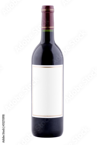 Plain Bottle of Wine