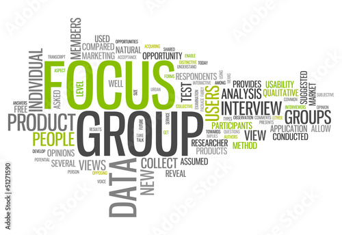 Word Cloud "Focus Group"