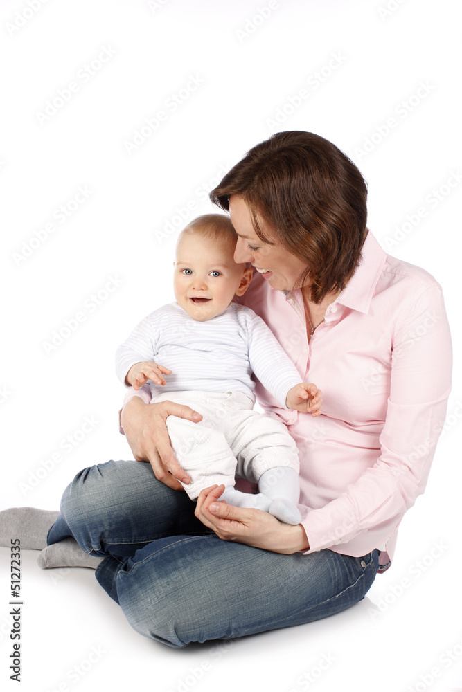 Glückliche Mutter mit Baby - happy mother with baby Glückliche Mutter mit Baby - happy mother with baby