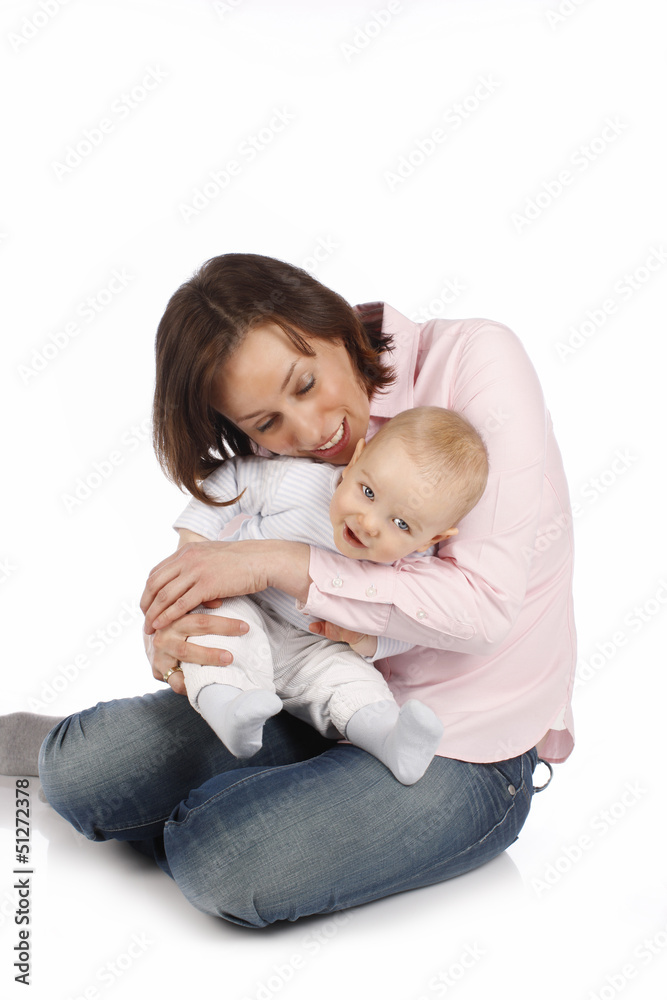 Glückliche Mutter mit Baby - happy mother with baby Glückliche Mutter mit Baby - happy mother with baby