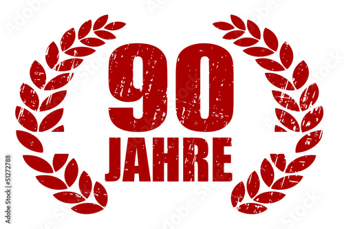 stempel, 90 JAHRE