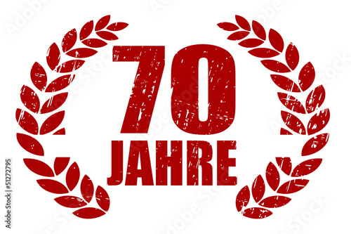 stempel, 70 JAHRE