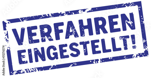 Stempel Verfahren eingestellt