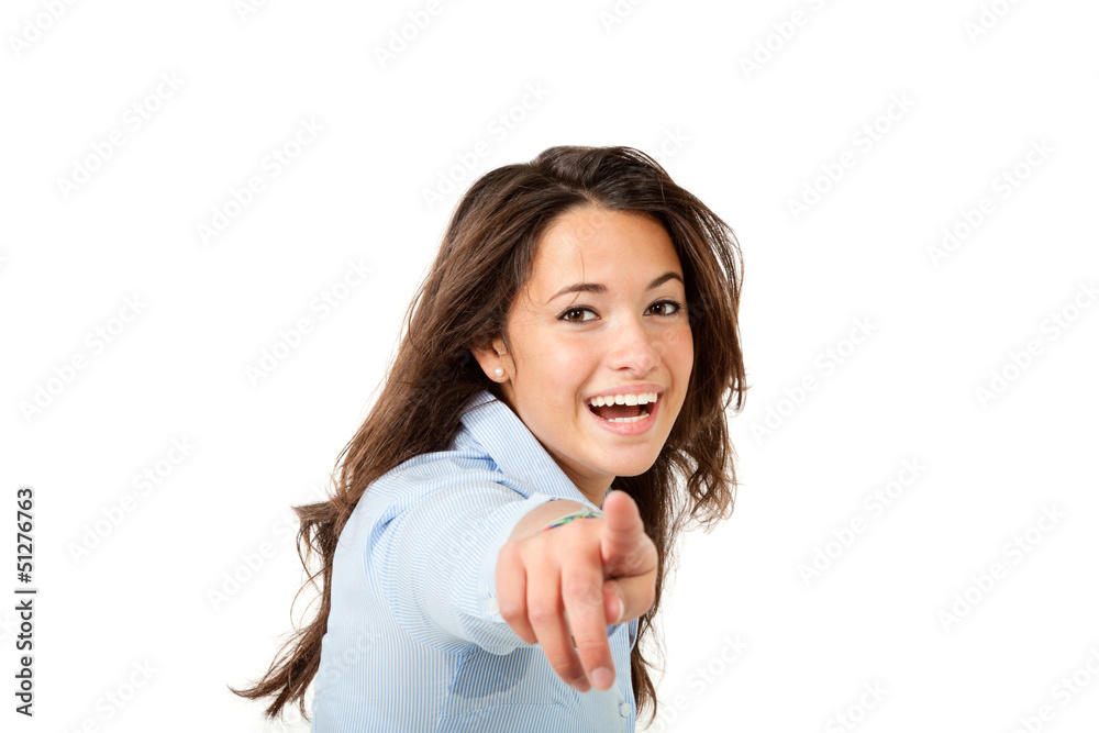 portrait of girl, isolated on white background portrait of girl, isolated on white background