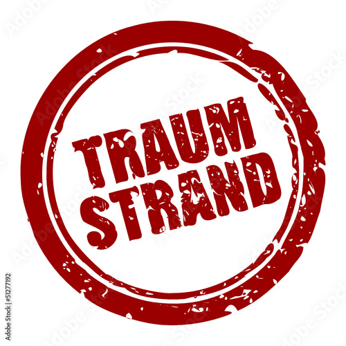 stempel rund traumstrand I