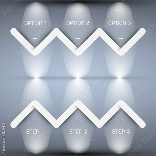 modern design template, with spotlights