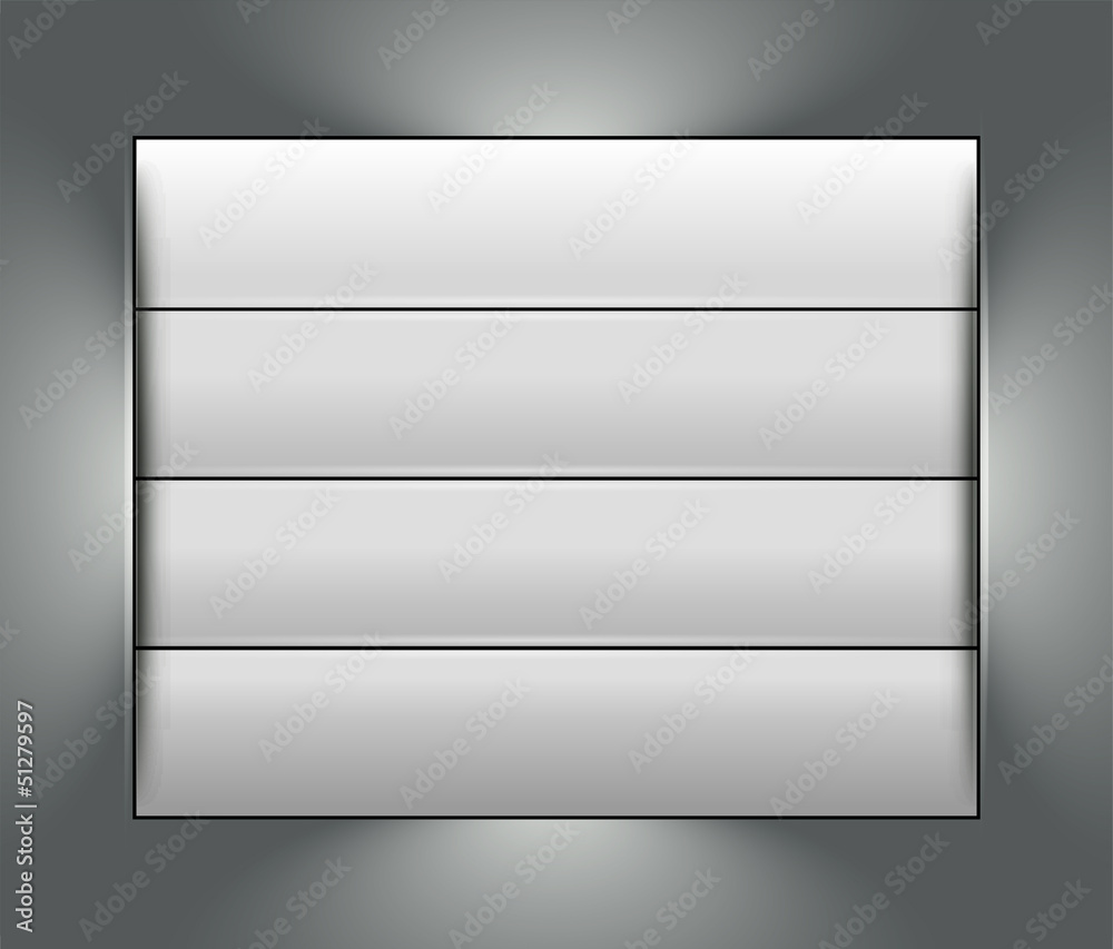 realistic metallic background, plate, board