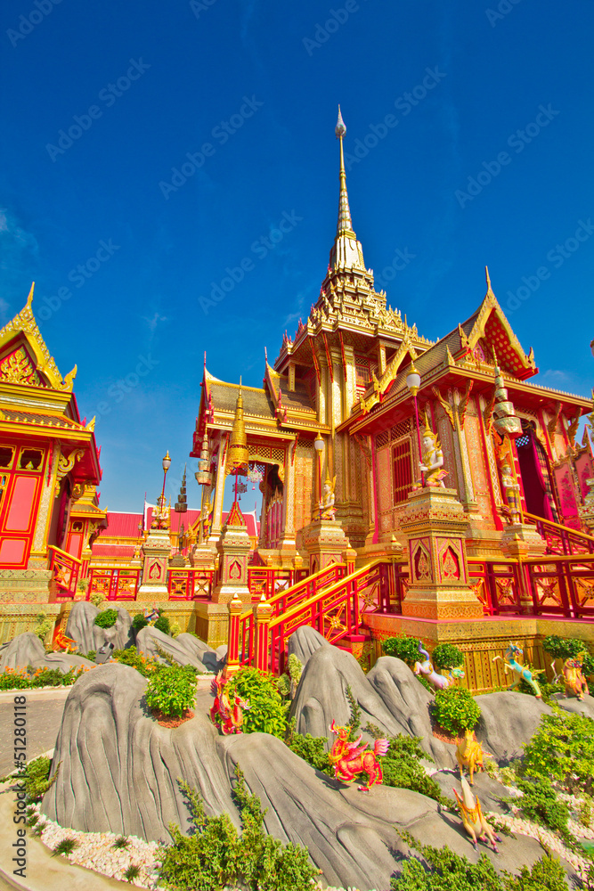 Thai royal funeral in Bangkok of Thailand