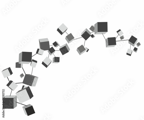 abstract image of cubes background