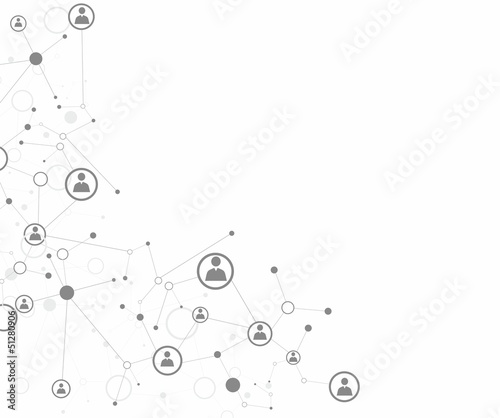 Network concept. Vector illustration.