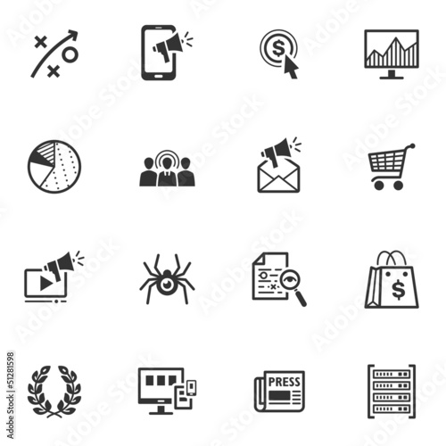 SEO & Internet Marketing Icons - Set 3