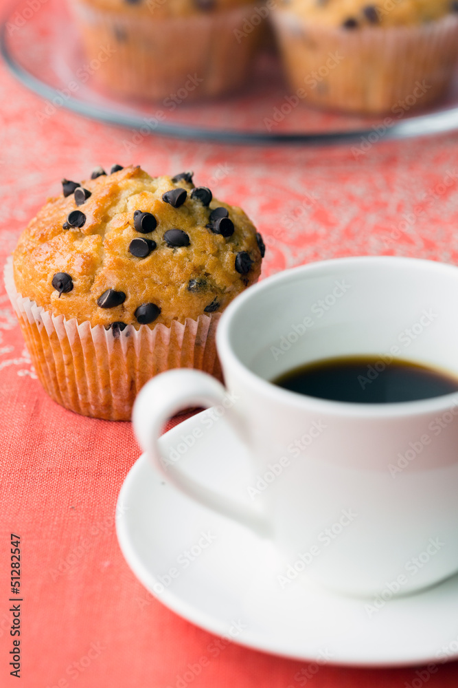Coffee break with muffin