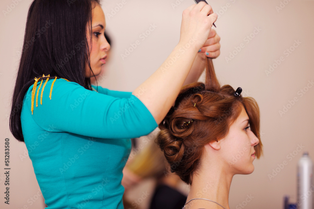 Fototapeta premium Beautiful Woman Luxury Makeup