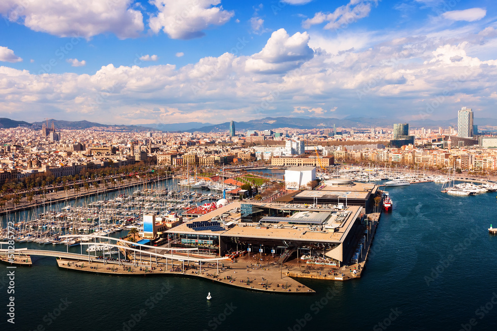 Port Vell at Barcelona