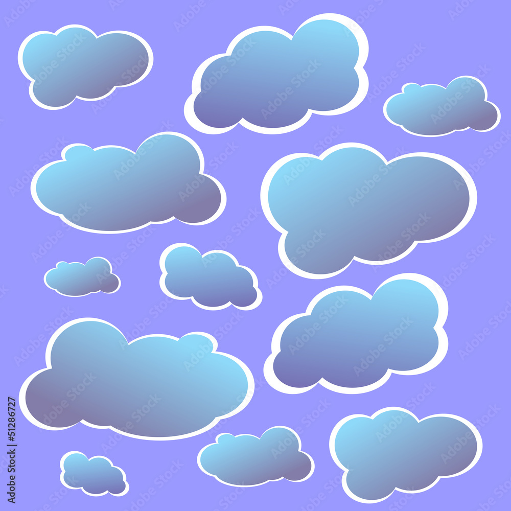 sky blue clouds vector sky blue clouds vector