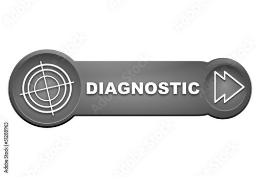 diagnostic sur bouton gris
