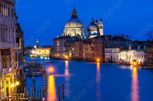Grand Canal of Venice by night © ecstk22