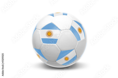 Argentinian flag soccer  ball