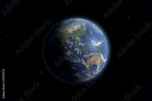 Fototapeta Naklejka Na Ścianę i Meble -  Earth view