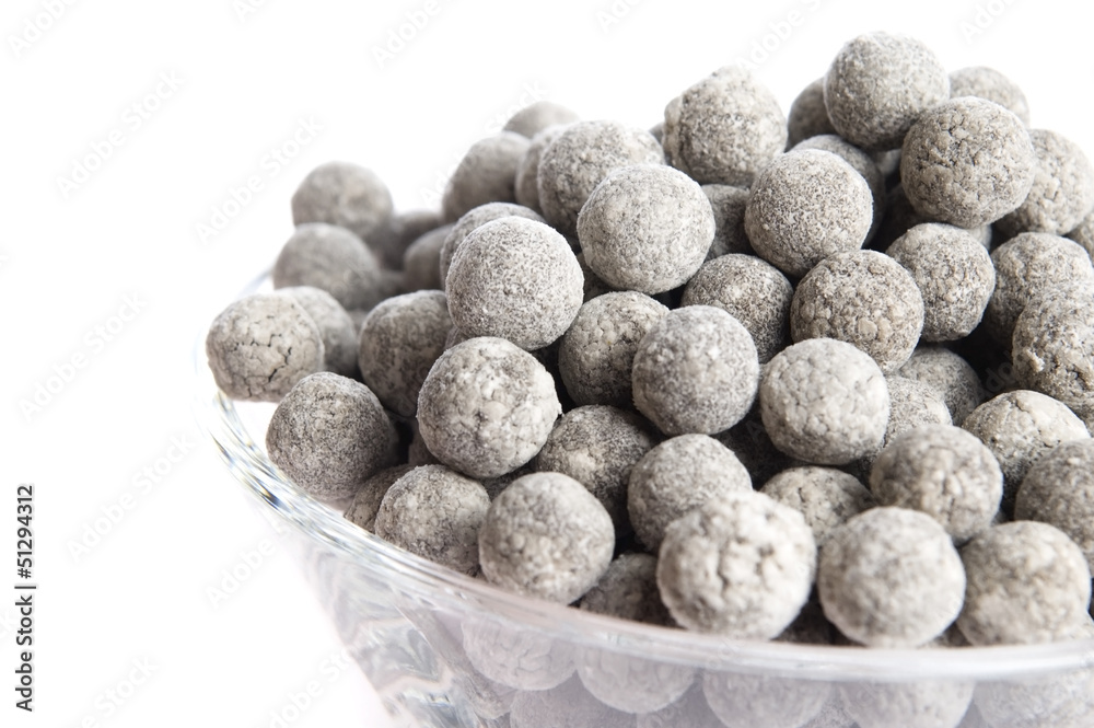 tapioca pearls with lime. white bubble tea ingredients tapioca pearls with lime. white bubble tea ingredients