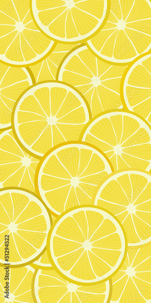Seamless vector background pattern with lemon Seamless vector background pattern with lemon