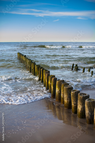 Sunset over Baltic Sea