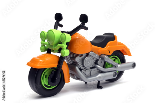 plastic motorcycle toy