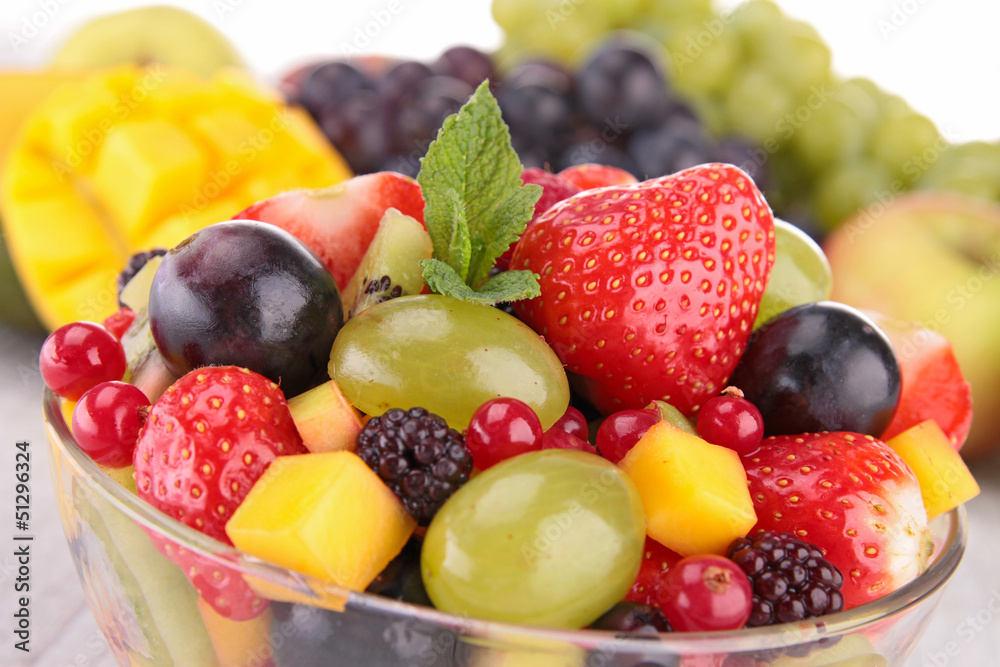 fresh fruits salad in bowl fresh fruits salad in bowl
