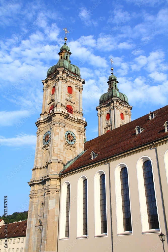 Sankt Gallen Abbey in Switzerland