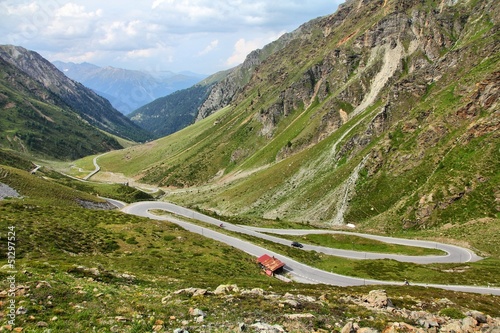 Switzerland - road to Umbrail Pass photo