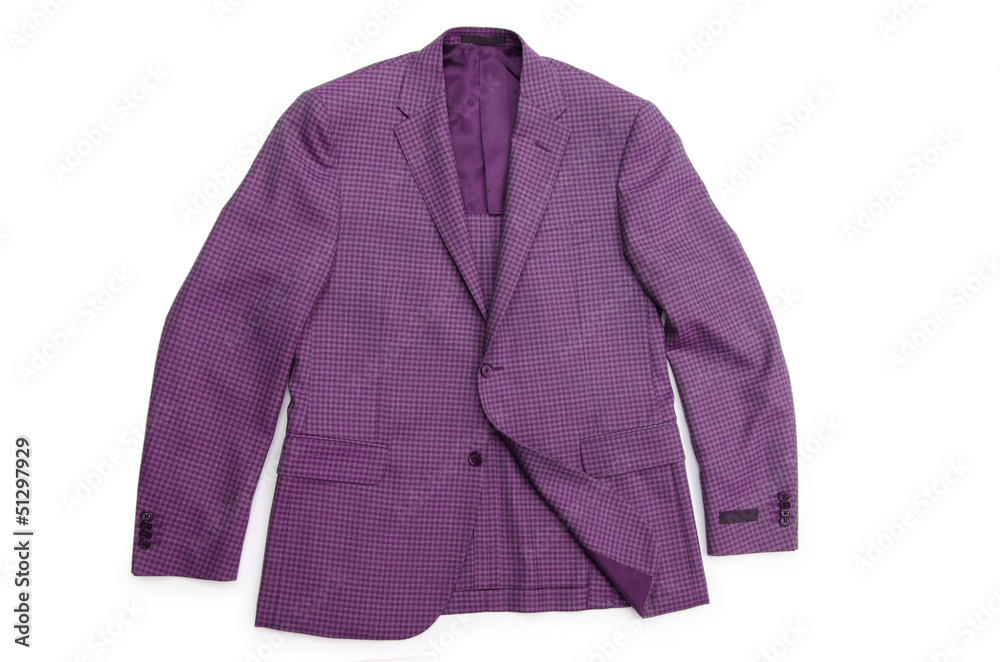 Jacket isolated on the white background Jacket isolated on the white background