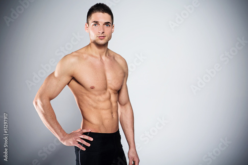 Sexy muscular man