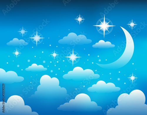 Night sky theme image 1