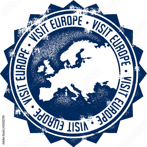 Visit Europe Tourism Stamp