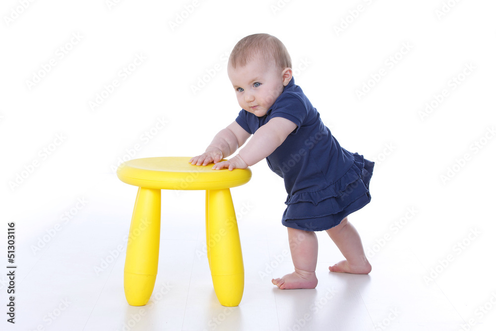 baby standing