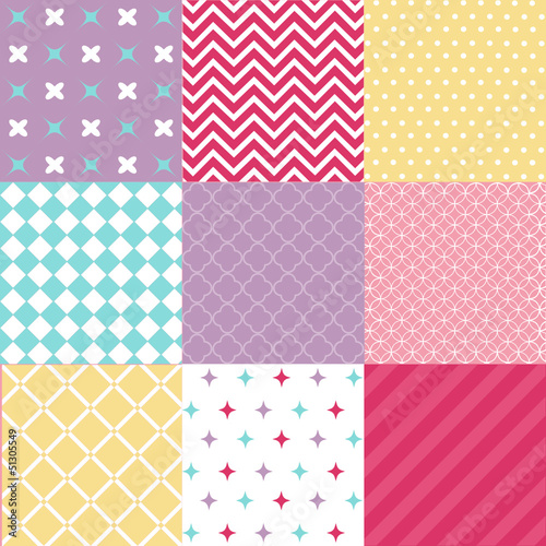 seamless patterns with fabric texture