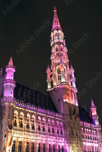 Brussels City Hall (Hotel de Ville) in Grand Place