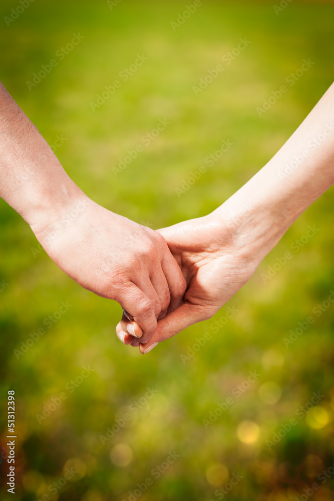 Close-up Holding Hands Close-up Holding Hands