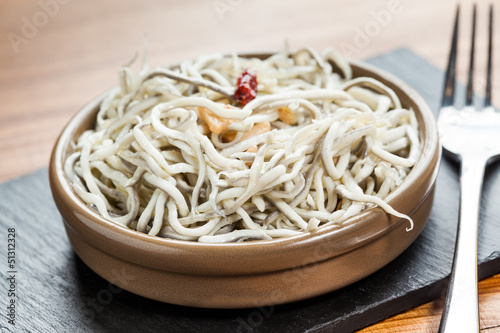 Obraz na płótnie Baby eel w salonie