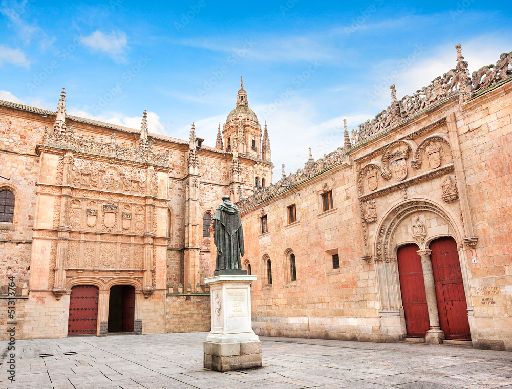 Famous University of Salamanca, Castilla y Leon region, Spain
