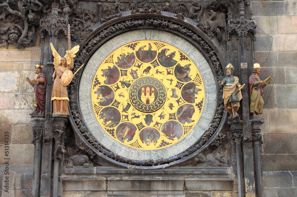 Prague Astronomical Clock in Prague, Czech Republic