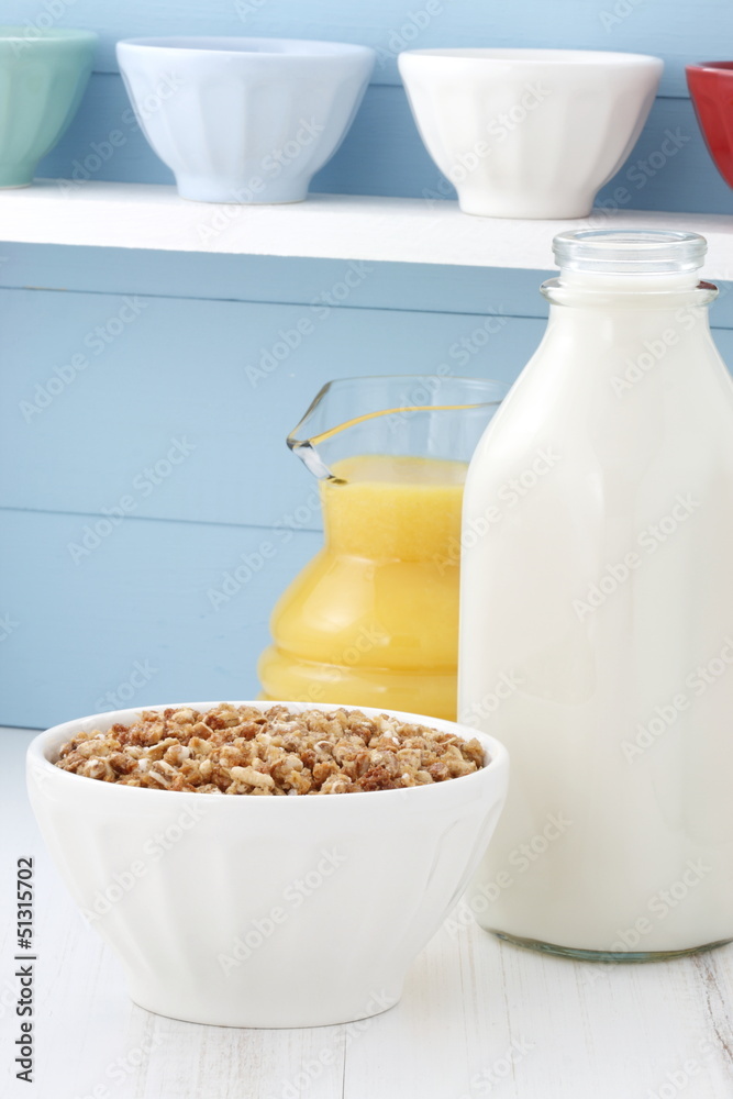 Delicious healthy cereal breakfast Delicious healthy cereal breakfast