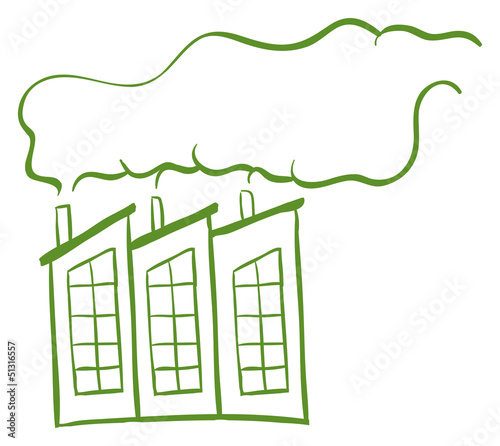 Smoke from the factories