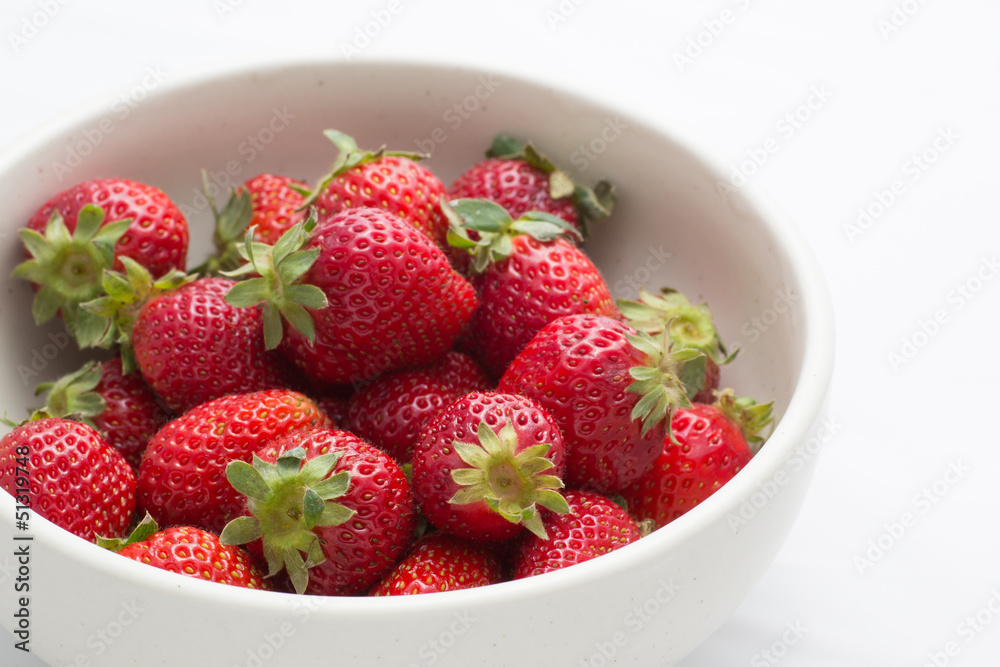 strawberries in a bowl strawberries in a bowl
