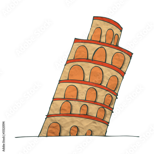 Plasticine Tower of Pisa