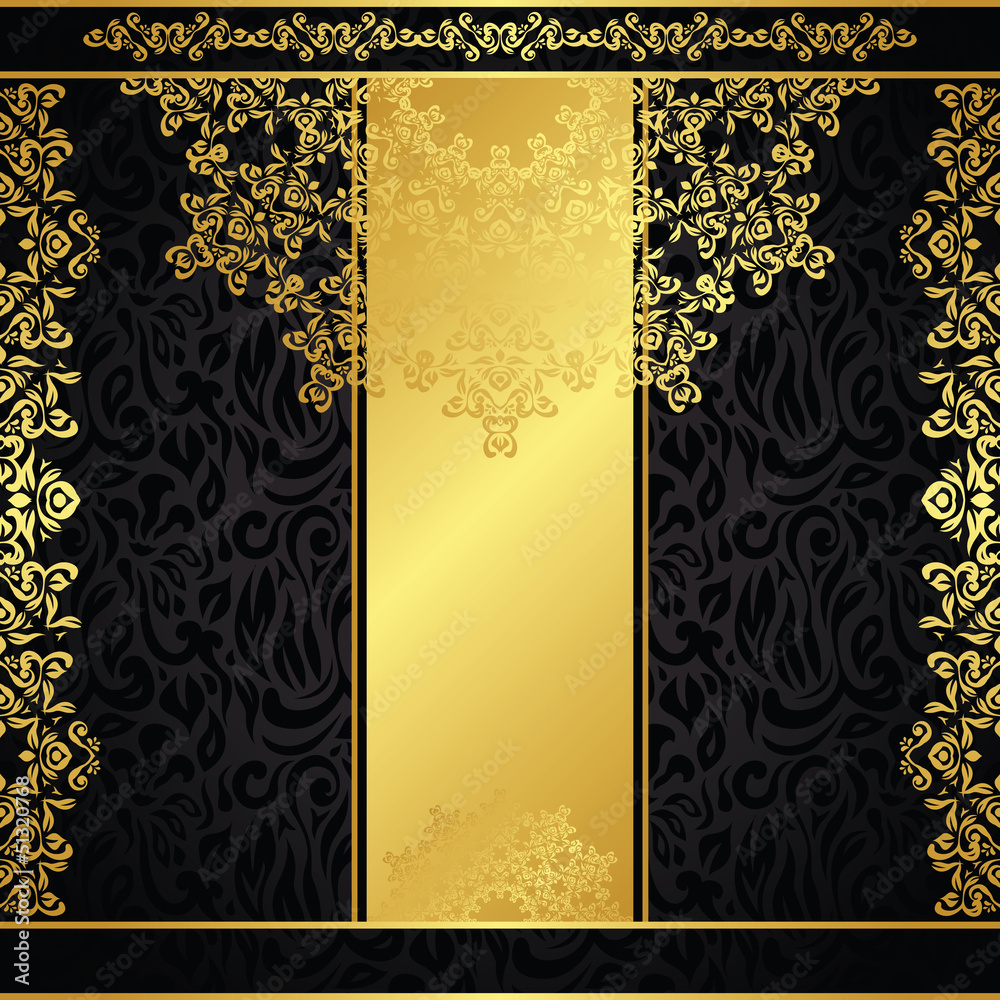 Elegant floral pattern on a seamless background Elegant floral pattern on a seamless background