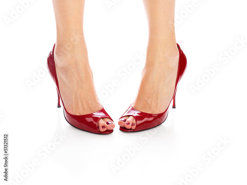 Red shoes (medium format image 60 megapixels) © mihhailov