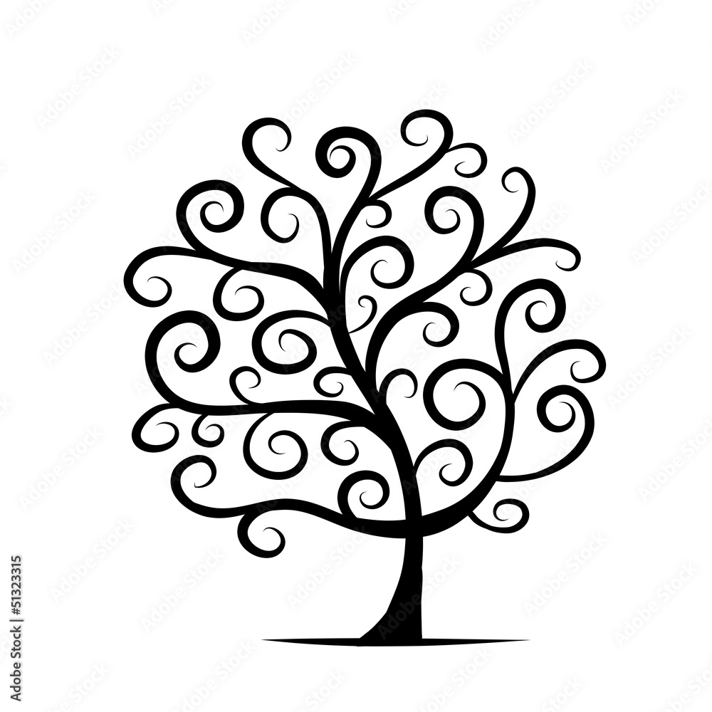 Fototapeta premium Abstract tree for your design