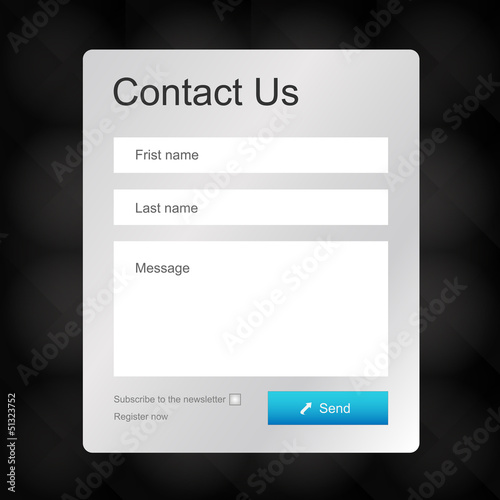 Vector contacts form