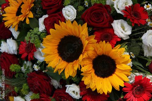 Sunflowers and roses © Studio Porto Sabbia